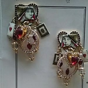 Lunch at The Ritz Queen For A Loop earrings